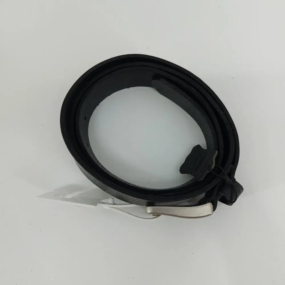 Sonoma Black Genuine Leather Belt Single Prong Men's Size 42